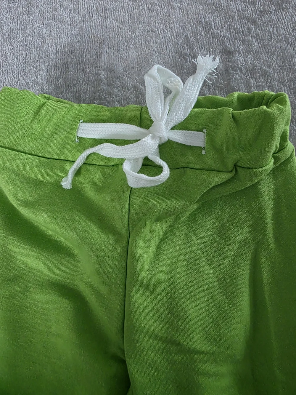 Kids Green Grinch Face Drawstring Sweatpants
